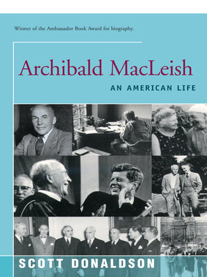 cover image of Archibald MacLeish